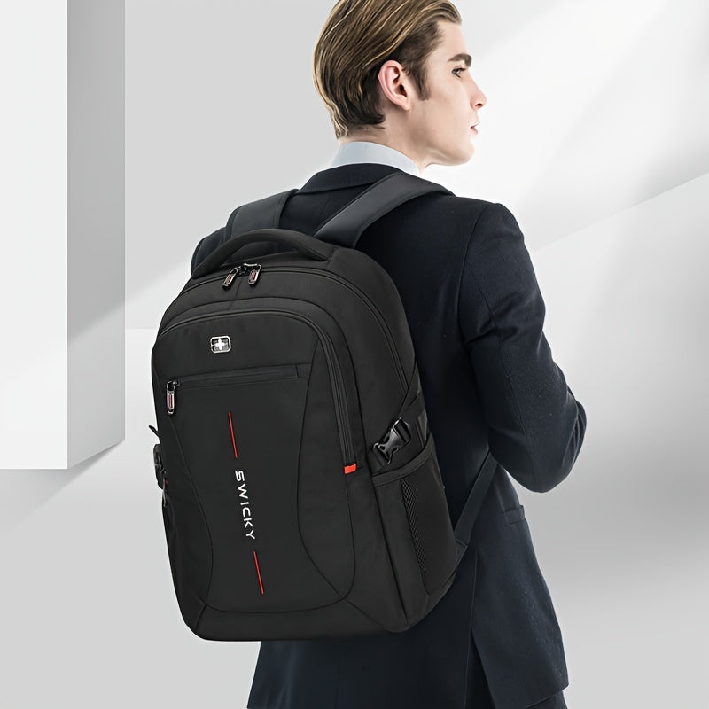 1pc Business Backpack For Men,Waterproof Backpack With USB Charging Po –  KSI Trading
