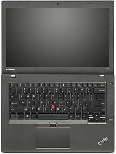Lenovo ThinkPad T450 Business Laptop, Intel Core i5-5th Generation CPU, 8GB DDR3L RAM, 256GB SSD Hard, 14.1 inch Display, (Renewed) with 15 Days of IT-SIZER Golden Warranty