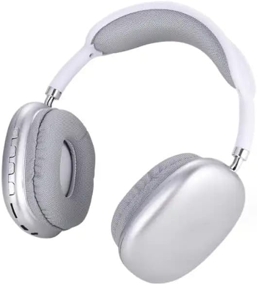 PUPZY, Pro Wireless Bluetooth Headphones Active Noise Cancelling Over-Ear Headphones with Microphones, 42 Hours Playtime, HiFi Audio Adjustable Headphones.