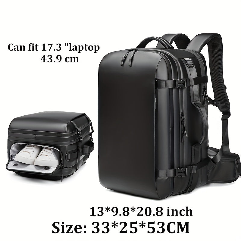 Travel Backpack For Men Large Capacity Waterproof 43.94 cm Business Laptop Backpack With Separate Shoe Bag Outdoors Hiking Camping Backpack Christmas, Halloween and Thanksgiving gifts