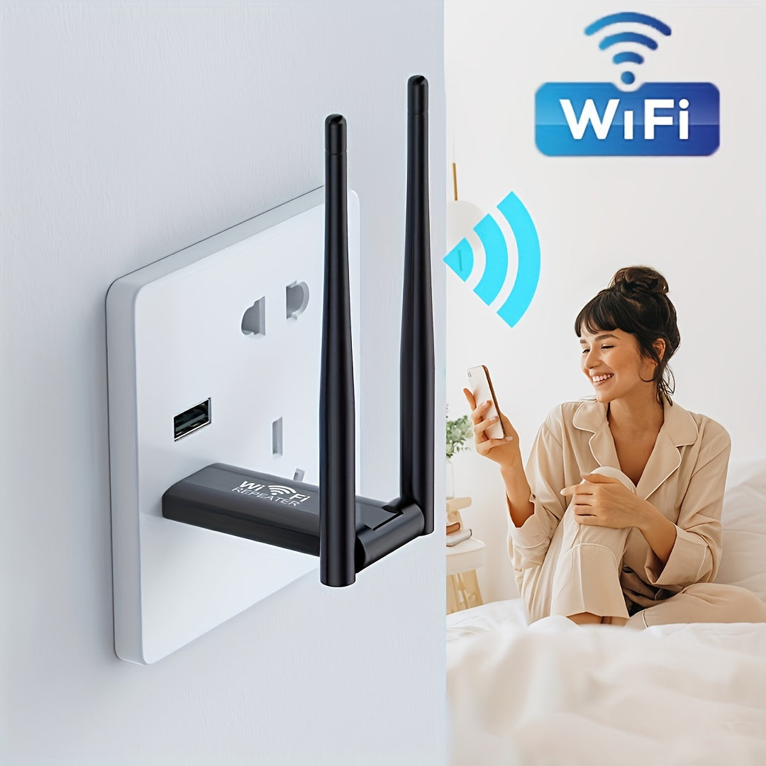 USB 2.4G 300Mbps Wireless WiFi Repeater Extender Router WiFi Signal Amplifier Booster Long Range Wi-Fi Repeater Access Point