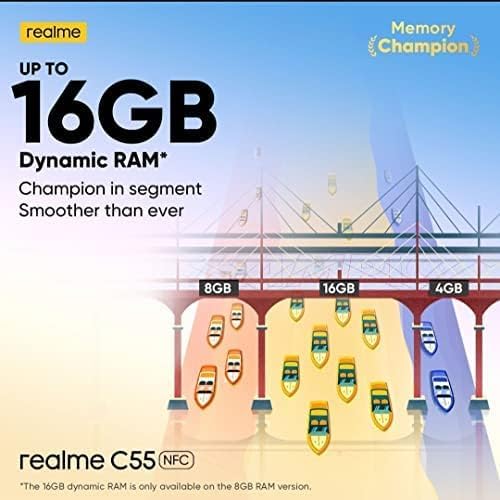 realme C55 Dual-Sim 256GB ROM + 8GB RAM 4G (Sunshower) - Middle East Version