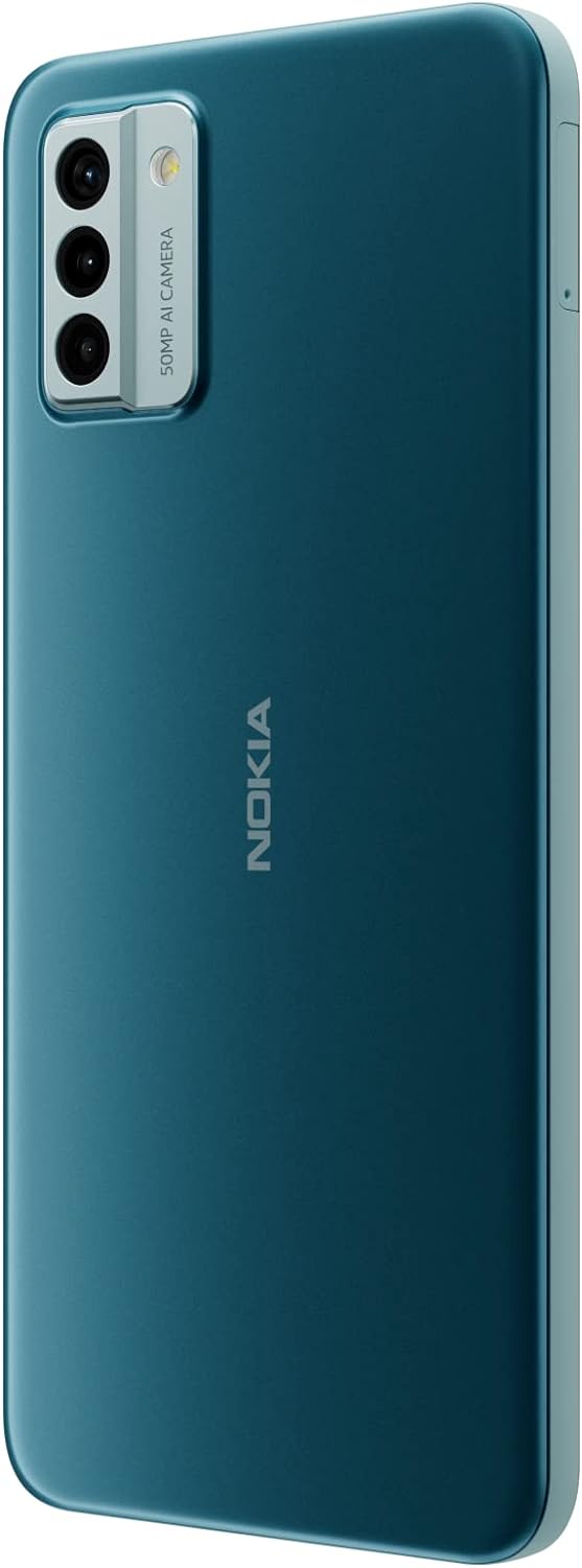 Nokia G22 Dual-Sim 128GB ROM + 4GB RAM (GSM only | No CDMA) Factory Unlocked 4G/LTE SmartPhone (Lagoon Blue) - International Version