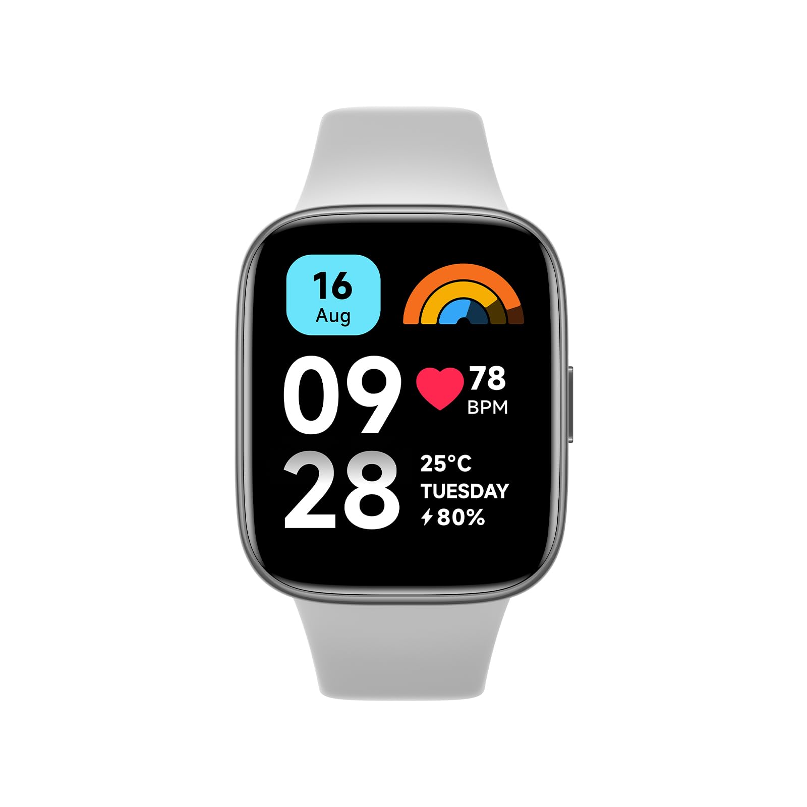 Xiaomi Redmi Smart Watch 3 Active Gray| 1.83 Inch Big LCD Display, 5ATM Water Resistant, 12 Days Battery Life, GPS, 100+ Workout Mode, Heart Rate Monitor, Full Scale Fitness Tracking