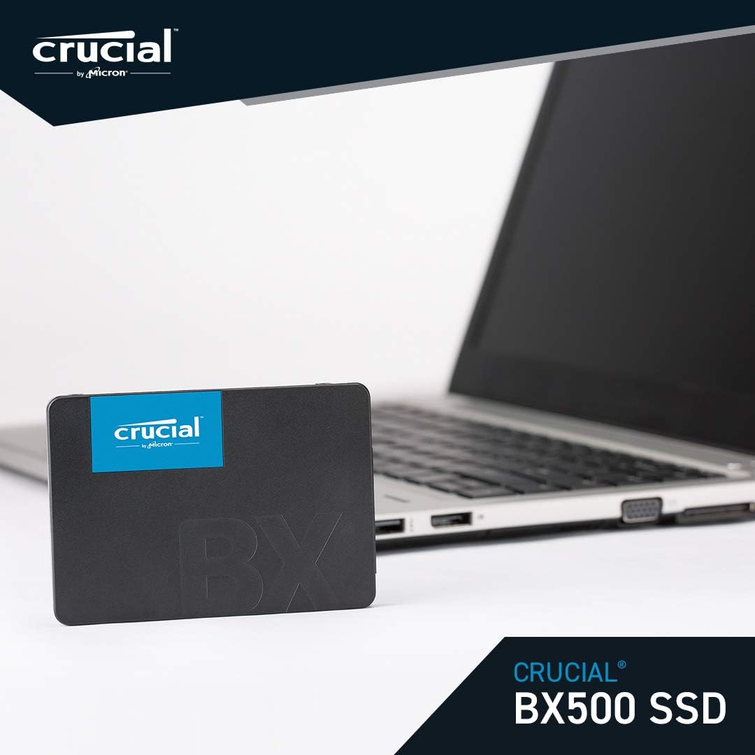 Crucial ct1000bx500ssd1 1tb bx500 2.5-inch serial ata 3d nand internal solid state drive, black