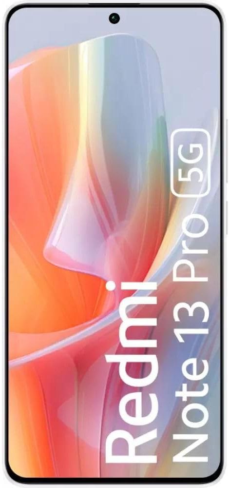 Xiaomi Redmi Note 13 Pro 5G Smartphone 6.67 inch MIUI 14 Snapdragon 7s Gen 2 Octa Core 4nm up to 2.4GHz (12GB RAM+512GB ROM, Arctic White)