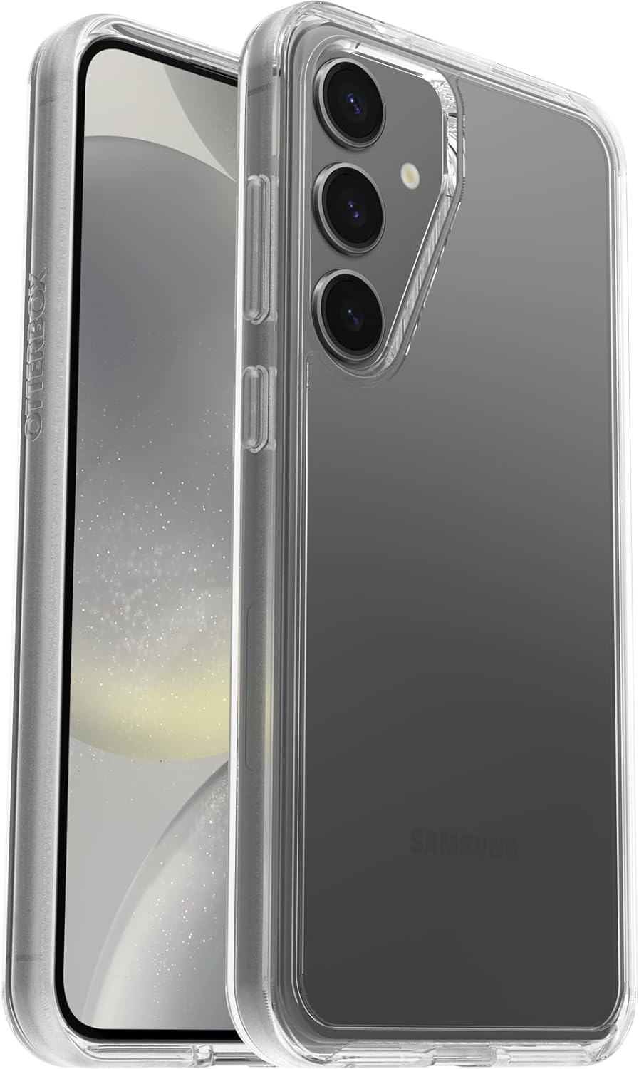 OtterBox Symmetry Clear Case for Samsung Galaxy S24+, Shockproof, Drop proof, Protective Thin Case, 3x Tested to Military Standard, Clear