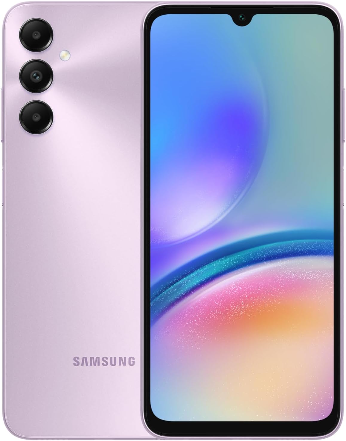Samsung Galaxy A05s, Android Smartphone, Dual SIM Mobile Phone, LTE, 4GB RAM, 128GB Storage, Light Violet (UAE Version)