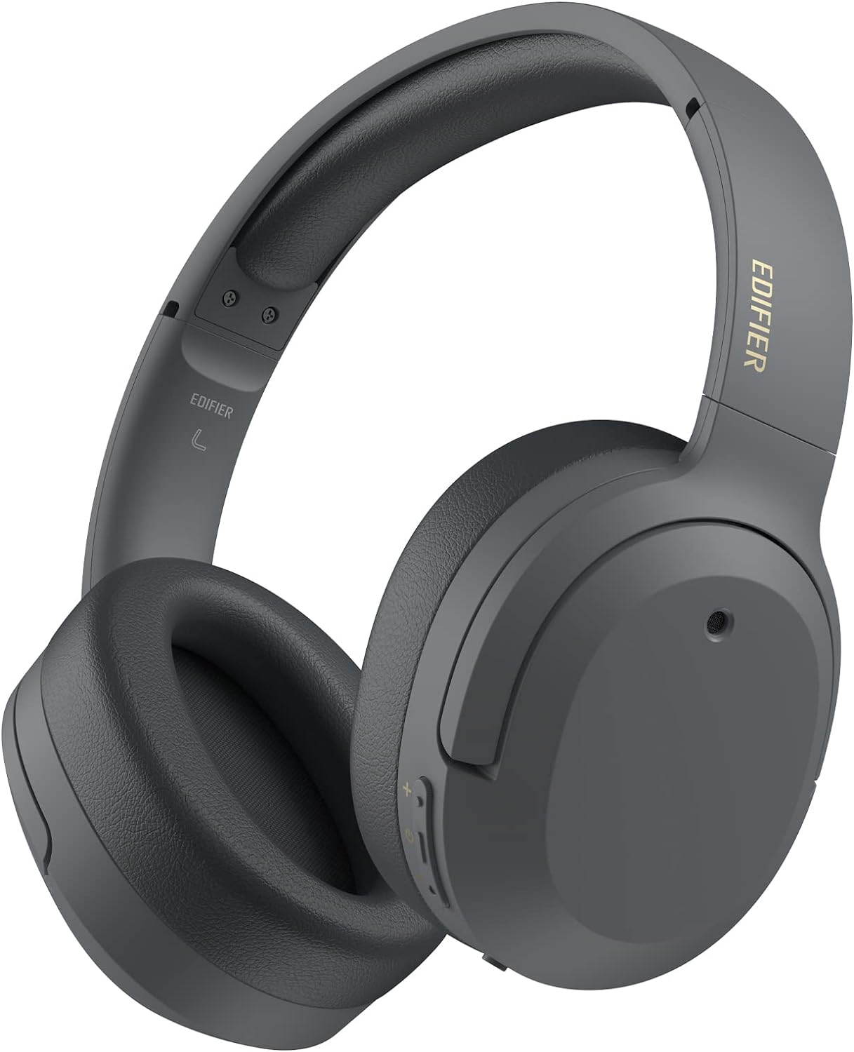 Edifier W820NB Plus Hybrid Active Noise Cancelling Headphones - LDAC Codec - Hi-Res Audio Wireless & Wired - Fast Charge - 49H Playtime - Over Ear Bluetooth V5.2 Headphones - Grey