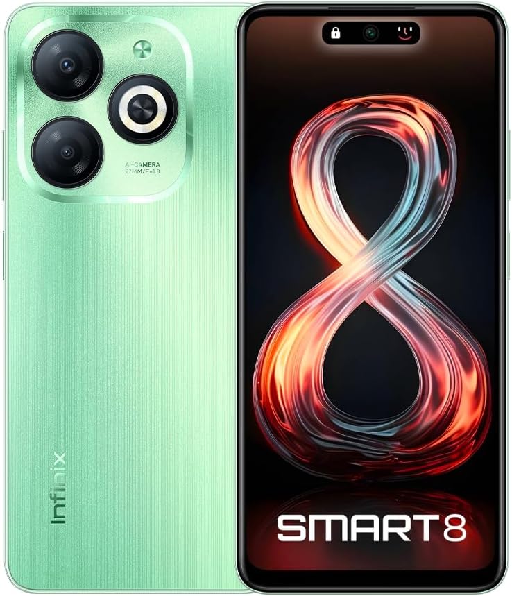 INFINIX Smart 8 64GB+3GB (4G) UAE Version (Timber Black)