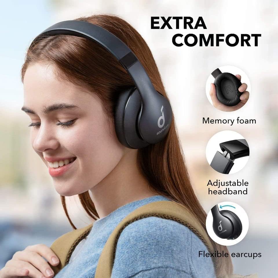 Anker Life 2 Neo Wireless Bluetooth Over-Ear Headphones – Black