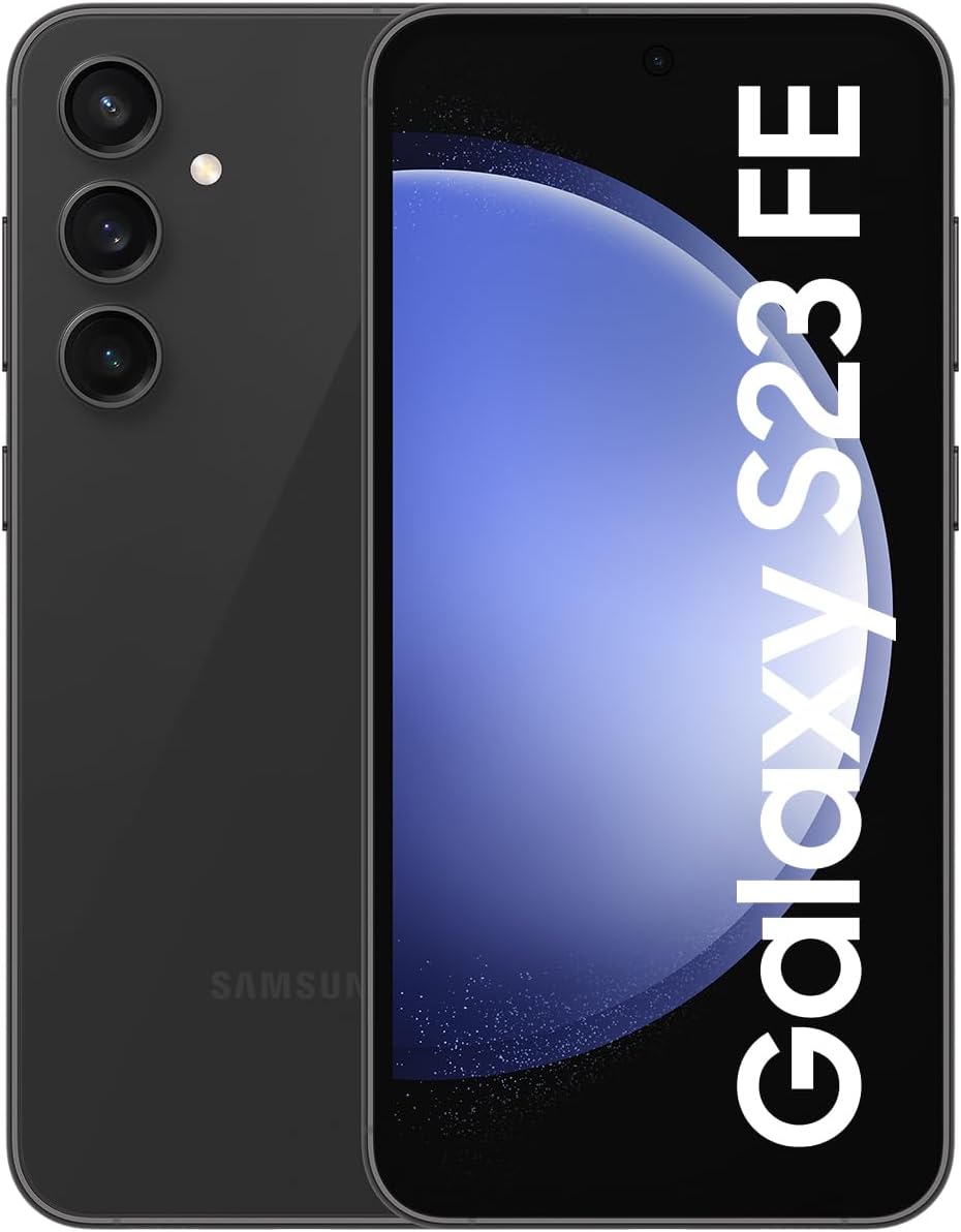 Samsung Galaxy S23 FE 5G Dual SIM Android Smartphone, 8GB RAM, 256GB Storage, Graphite (UAE Version)