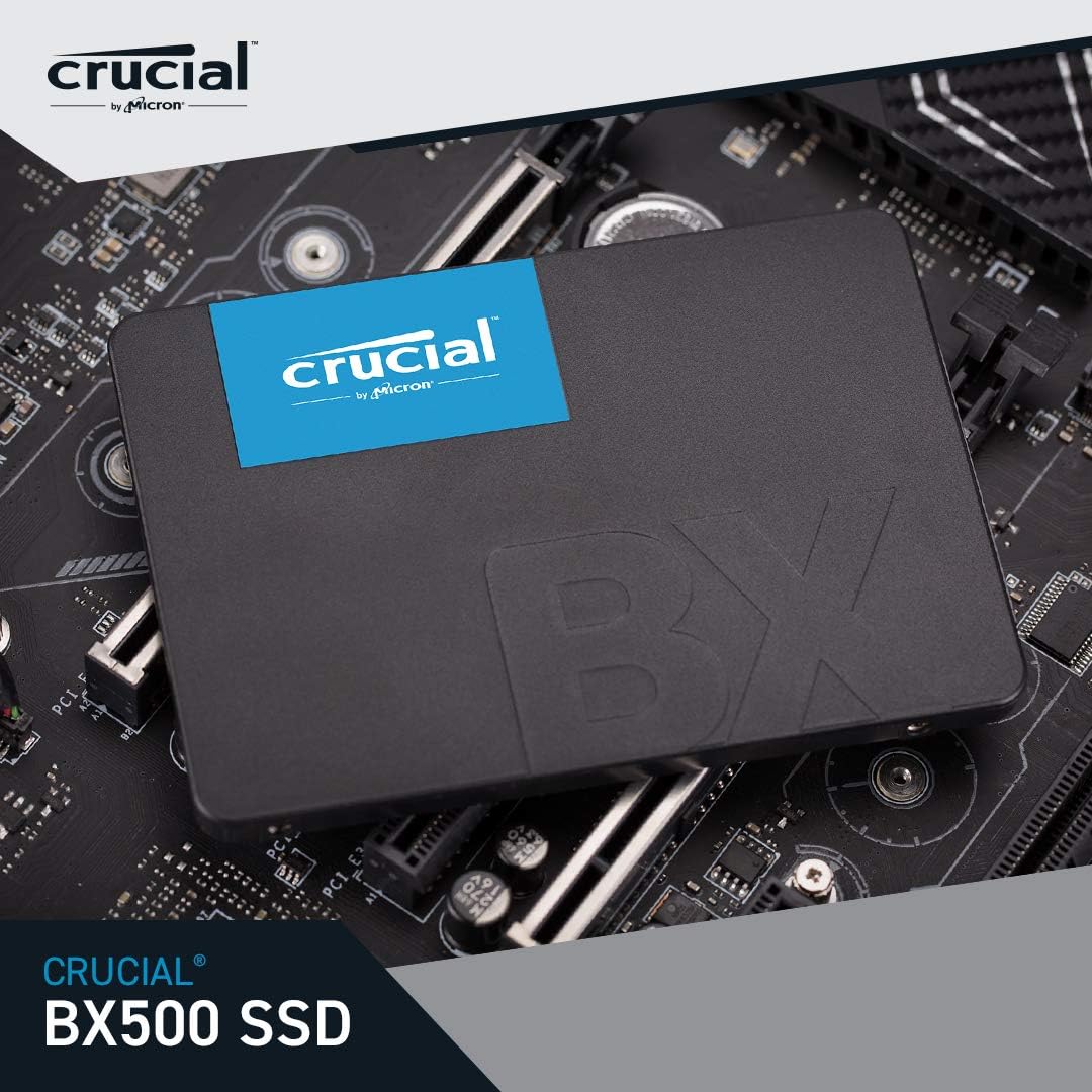 Crucial ct1000bx500ssd1 1tb bx500 2.5-inch serial ata 3d nand internal solid state drive, black