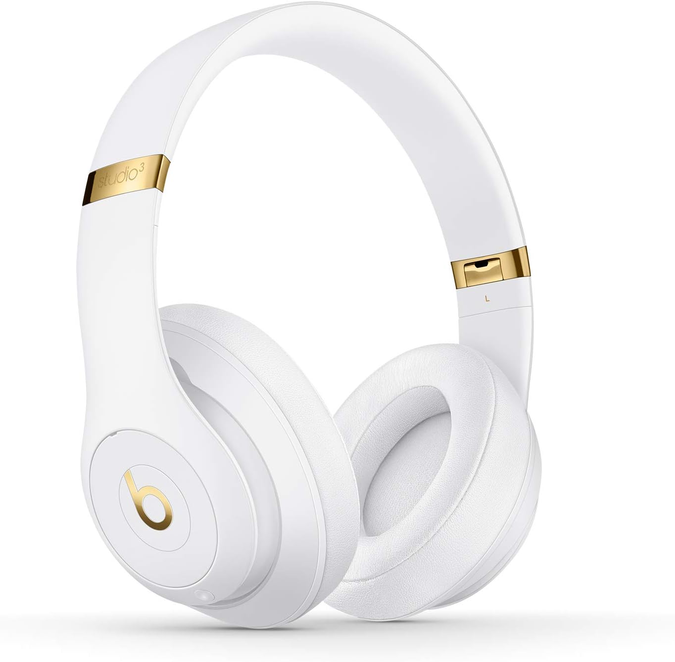 Beats Studio3 Wireless Noise Cancelling Over-Ear Headphones - Apple W1 Headphone Chip, Class 1 Bluetooth, Active Cancelling, 22 Hours Of Listening Time, Built-in Microphone White