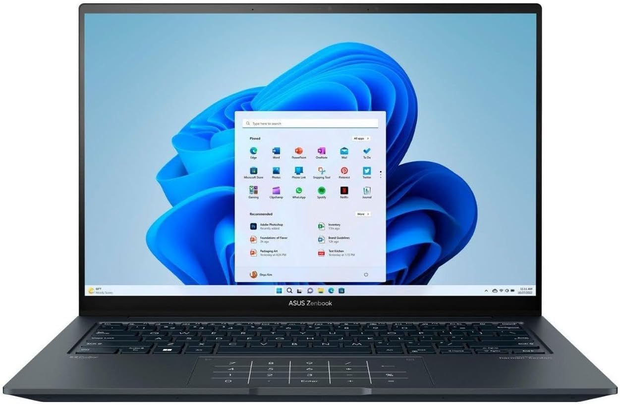 ASUS – Zenbook Q420 14.5'' 2.8K OLED Touch Laptop - Intel Evo Core i7-13700H, 16GB RAM, 512GB SSD, Intel Iris Xe Graphics, Windows 11 Home, English Backlit Keyboard, Inkwell Gray (Q420VA-EVO.I7512)
