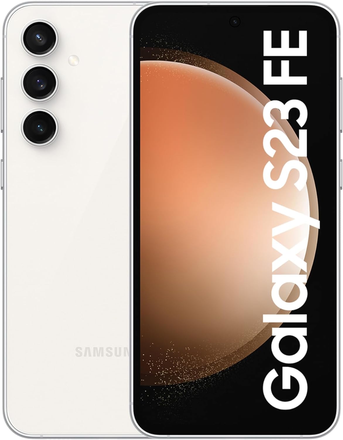 Samsung Galaxy S23 FE 5G Dual SIM Android Smartphone, 8GB RAM, 256GB Storage, Cream (UAE Version)