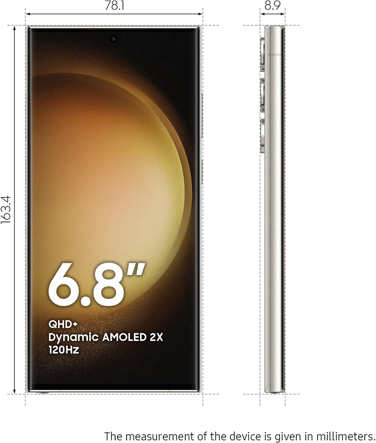 Samsung Galaxy S23 Ultra, 12GB RAM 256GB Phantom Black, UAE Version, 5G Mobile Phone, Dual SIM, Android Smartphone, 1 Year Manufacturer Warranty