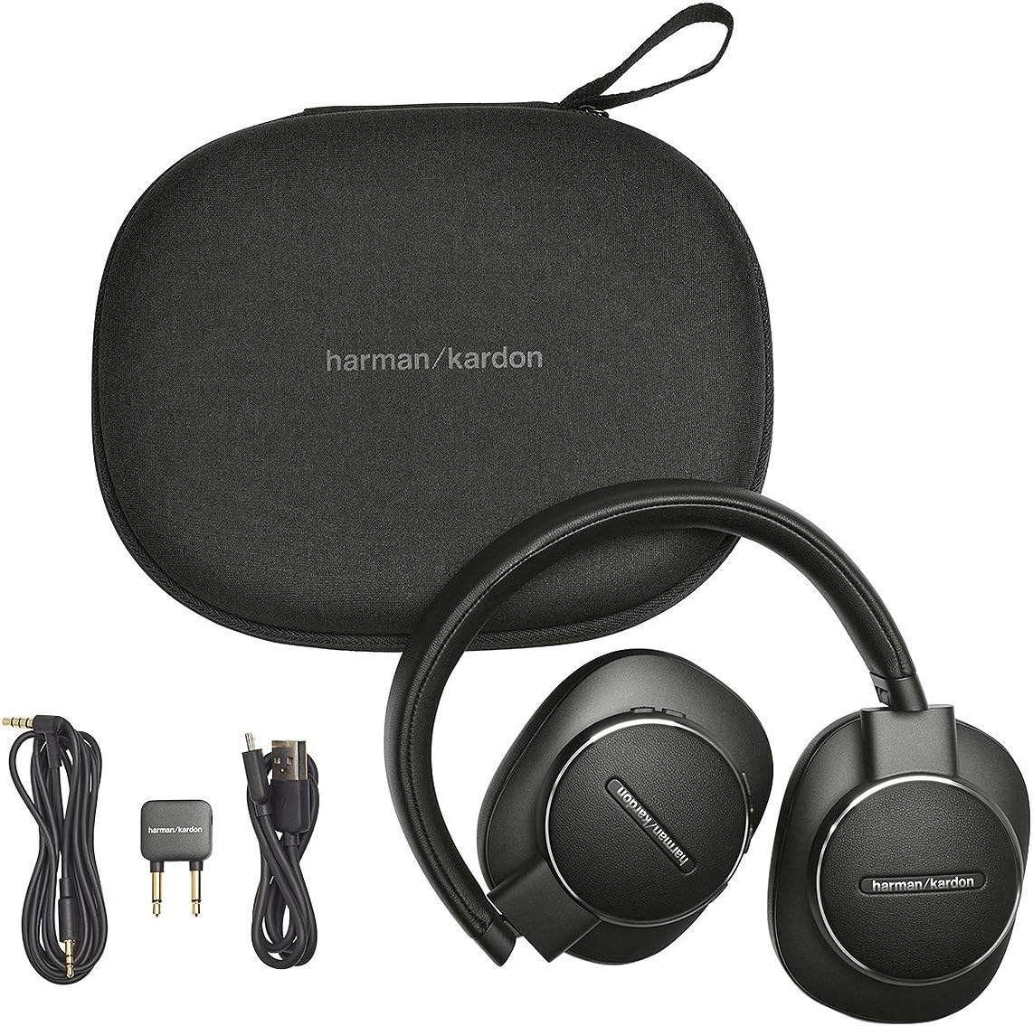 Harman Kardon Fly ANC Wireless Bluetooth Over-Ear Headphones with Active Noise Cancelling - Google Voice Assistant - Alexa Built-in (Retail Packaging)