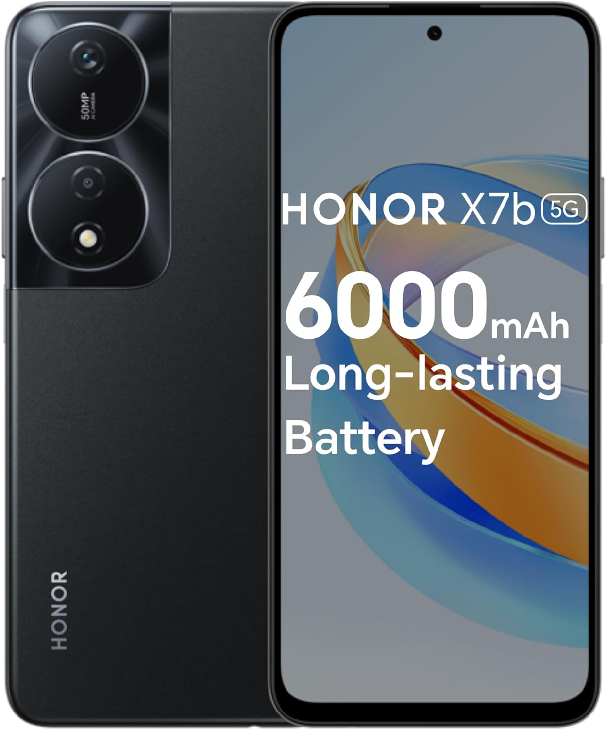 Honor X7b 5G Dual SIM Smartphone Emerald Green, 16GB RAM (8+8GB Extended)+ 256GB ROM, 90Hz 6.8 Inch FHD+ Ultra Bright Display, 6000mAh Ultra Durable Battery, GCC (TRA) Version