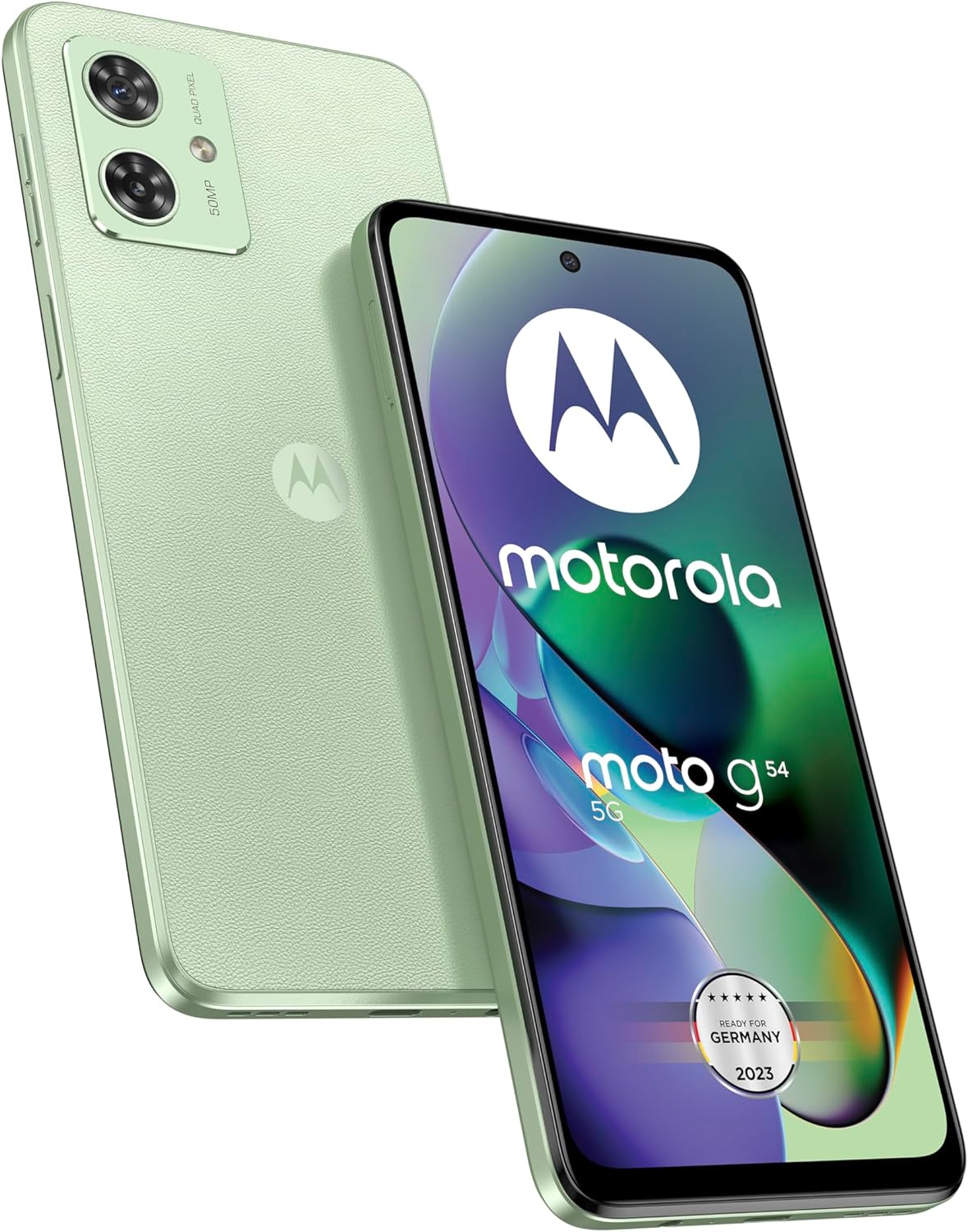 Motorola Moto G54 Dual-SIM 256GB ROM + 8GB RAM (Only GSM | No CDMA) with eSim Factory Unlocked 5G Smartphone (Mint Green) - International Version