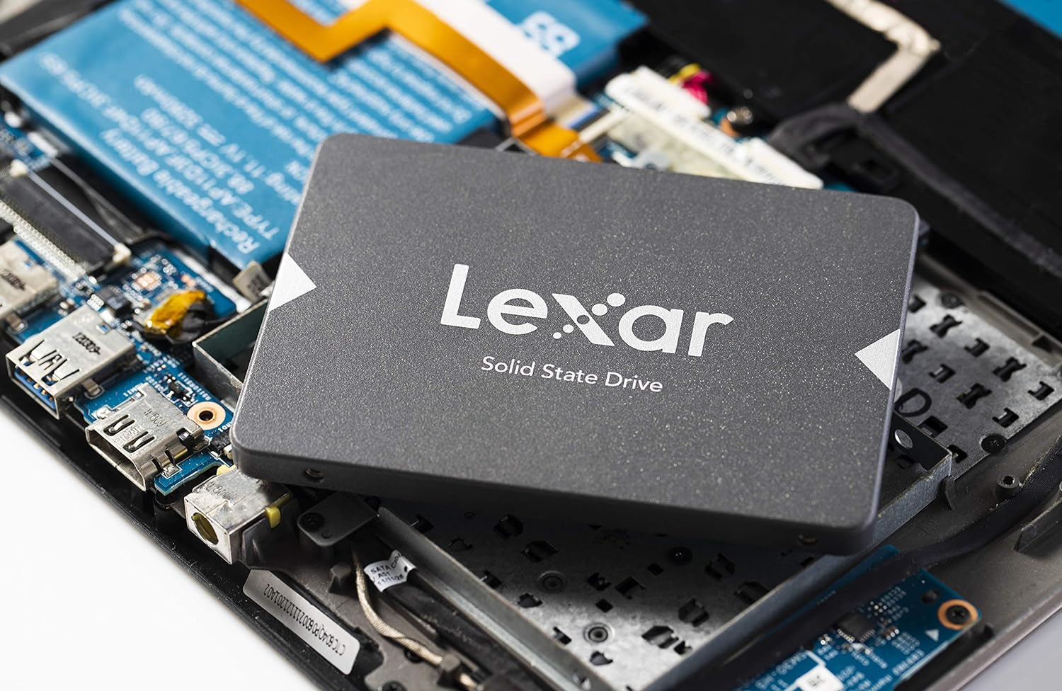 Lexar NS100 512GB 2.5” (SATA 6Gb/s SSD,) Solid State Drive, Up to 550MB/s Read (LNS100-512RB)