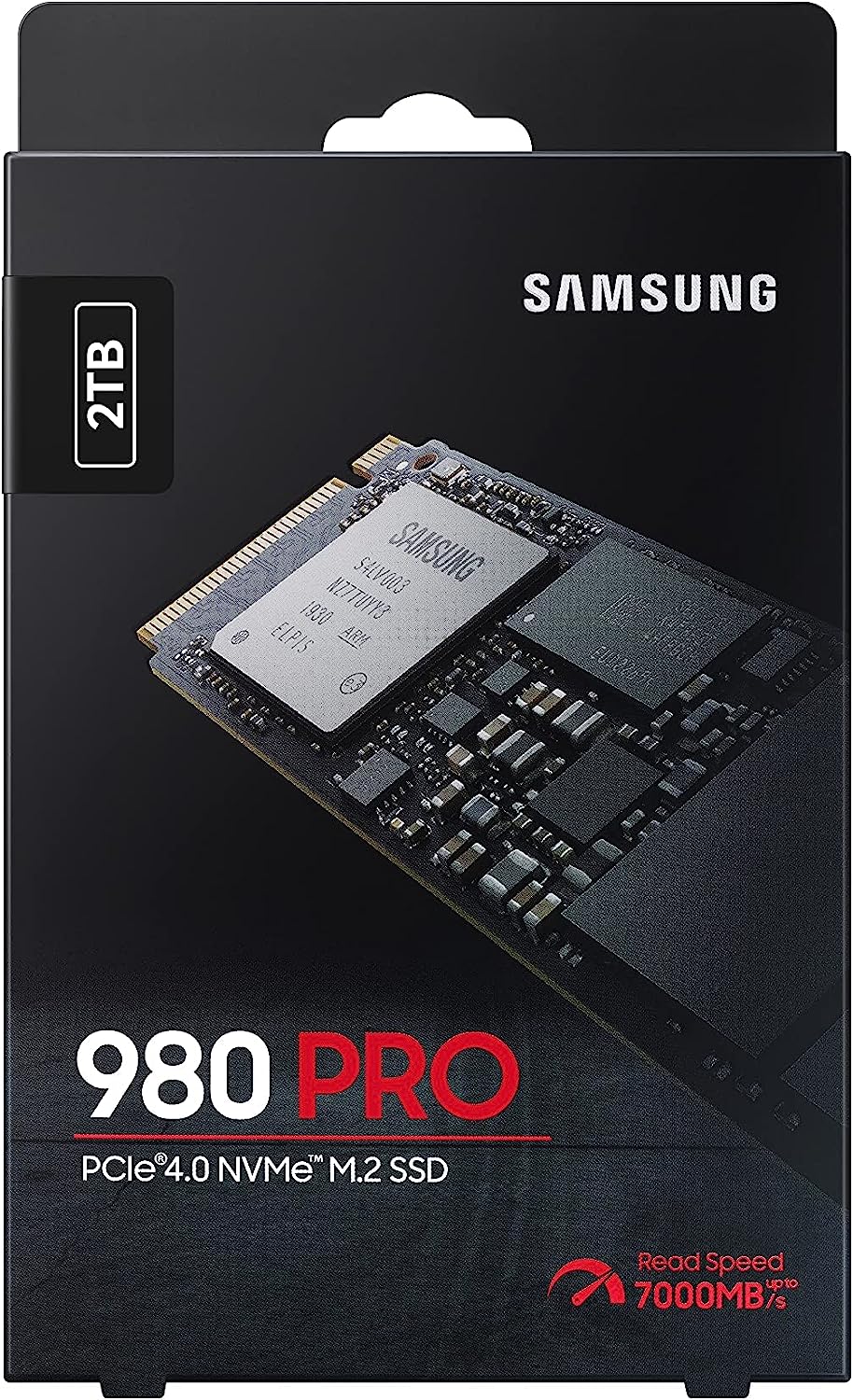SAMSUNG 980 PRO 2TB PCIe NVMe Gen4 Internal Gaming SSD M.2 (MZ-V8P2T0)