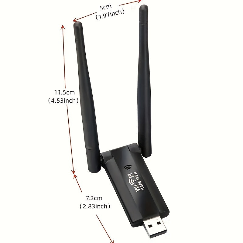 USB 2.4G 300Mbps Wireless WiFi Repeater Extender Router WiFi Signal Amplifier Booster Long Range Wi-Fi Repeater Access Point