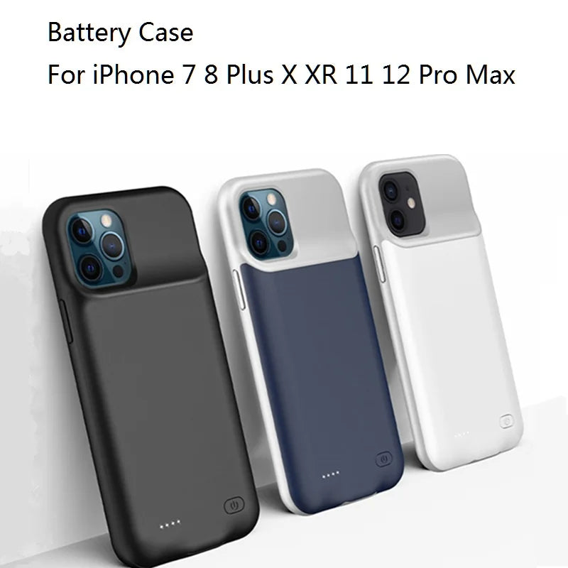 Battery Charger Case For iPhone 11 12 Pro Max External battery For iPhone 6 6S 7 8 Plus X XS Max XR SE 2020 Portable power bank