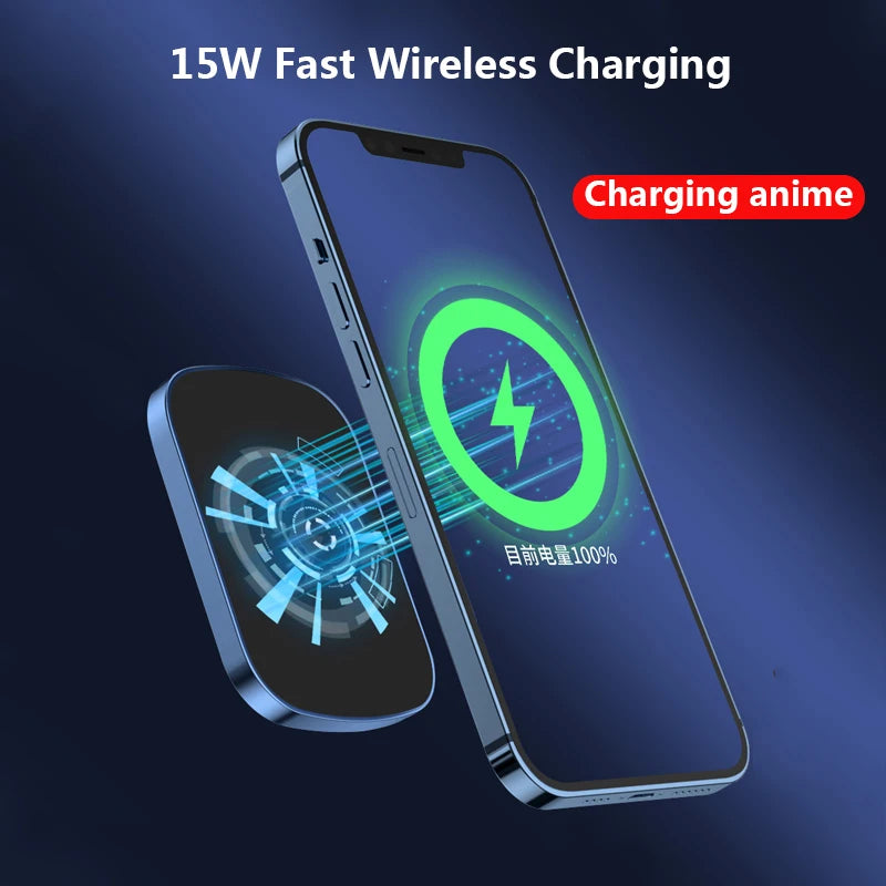 2021 NEW 10000mAh power bank Magnetic Wireless charger For iphone 12 13 pro max mini powerbank External auxiliary battery