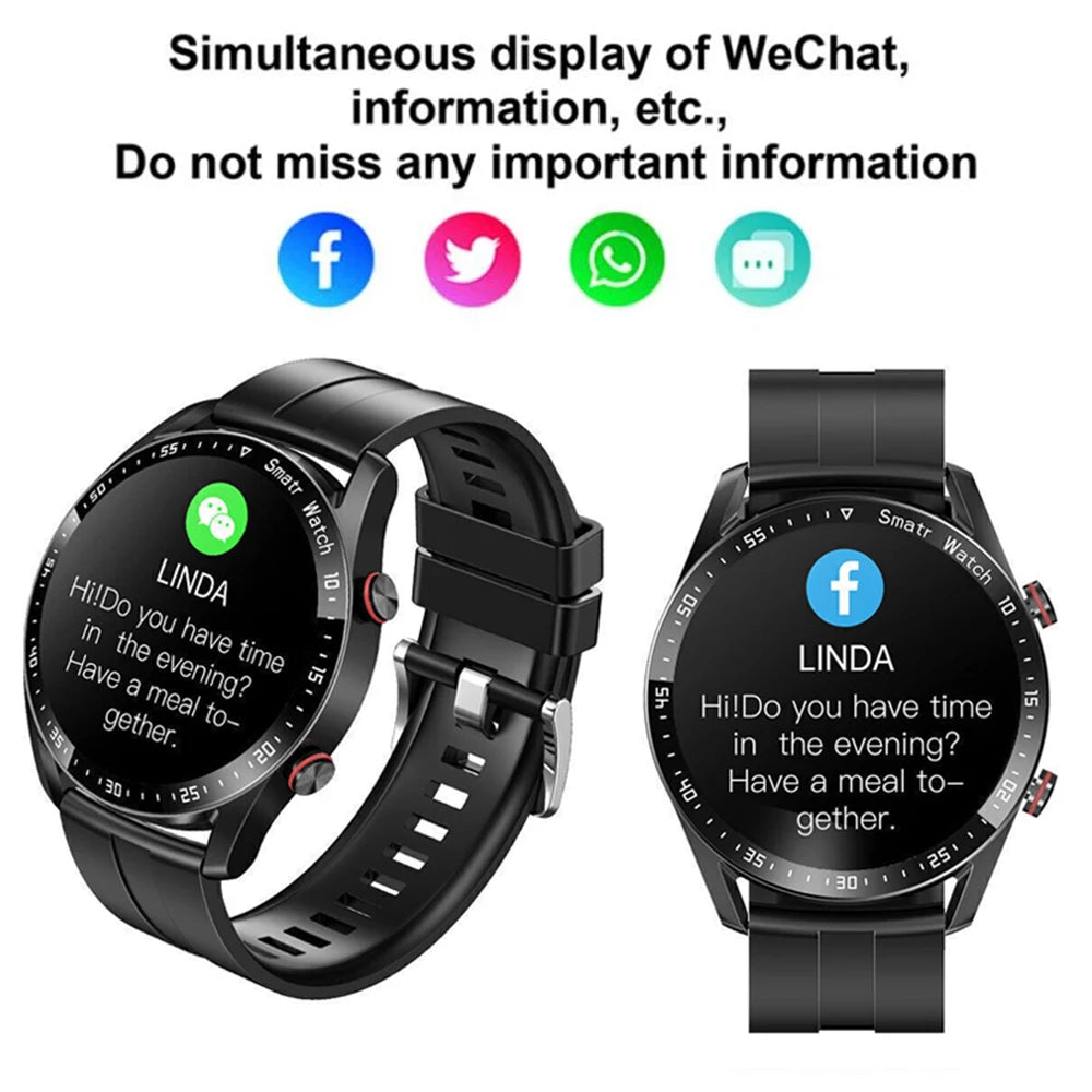 New HW20 Smart Watch Men ECG+PPG Smartwatch Waterproof Bluetooth Call Heart Rate Monitoring Message Reminder Sports Watch Men