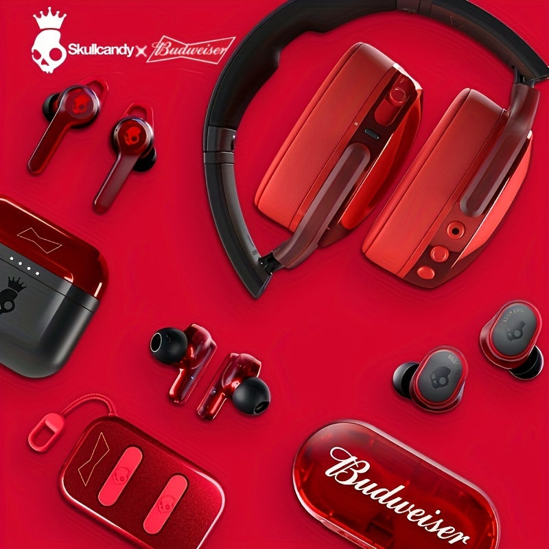 Experience True Wireless Audio With Skullcandy X Budweiser Co-branded Earbuds!