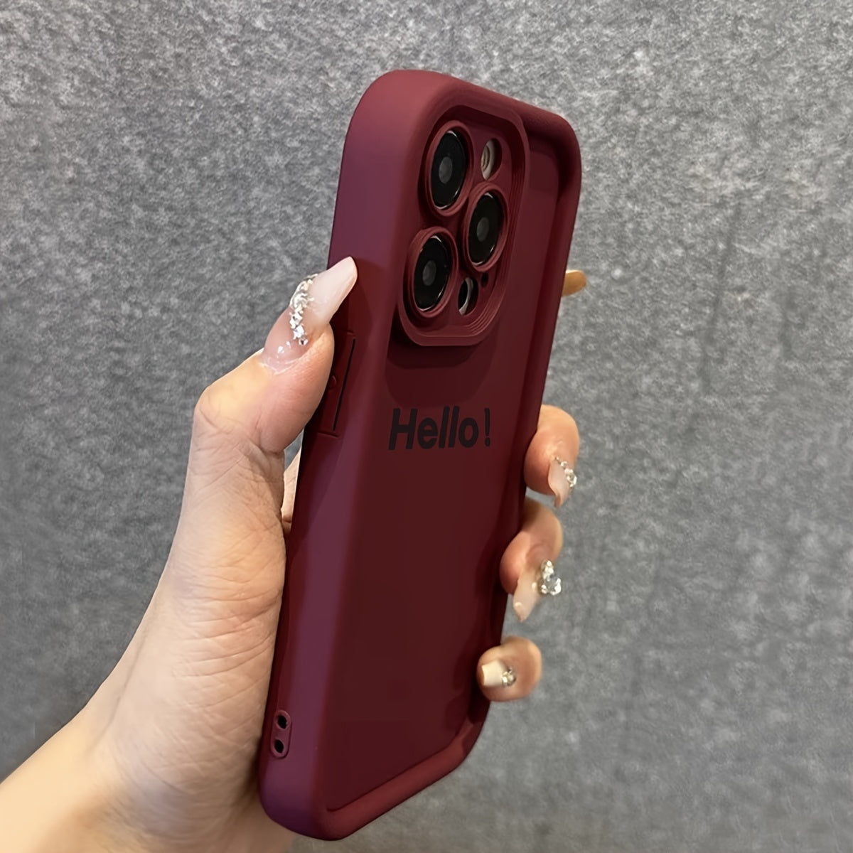 Hello Letter Case For IPhone 15,11, 14, 13, 12 Pro Max, XR, XS, 7, 8