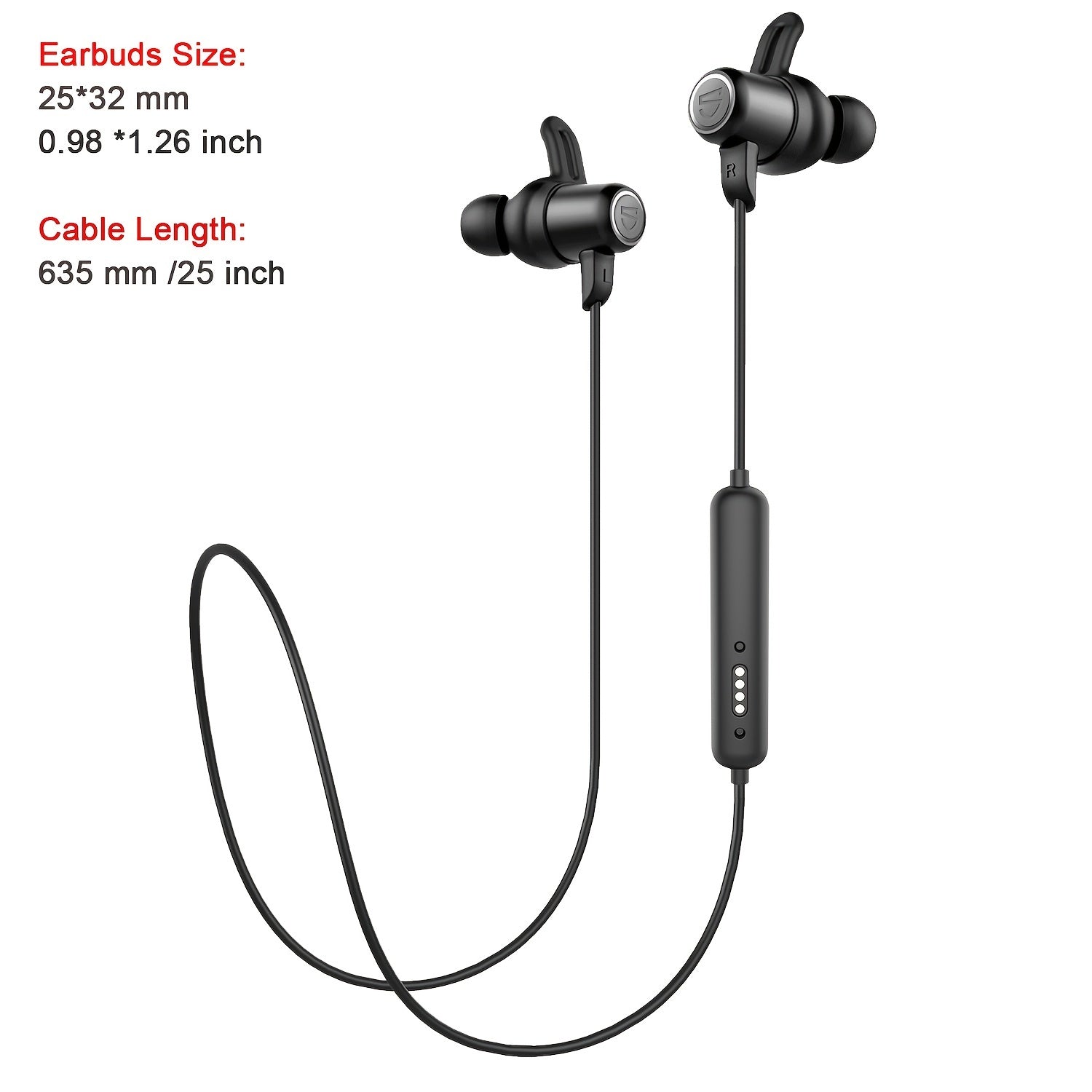 SOUNDPEATS Q35 HD Neckband BT Headphones IPX8 Waterproof Wireless Earphones For Sports In-Ear Stereo BT 5.0 Earbuds With Magnetic Charger Built-in Mic CVC 6.0 14 Hours Playtime