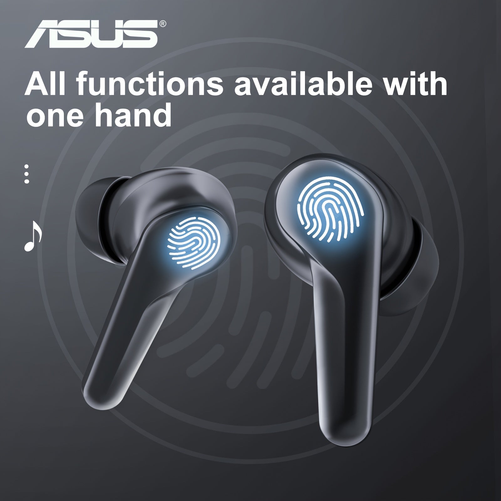Asus wireless headphones carry a microphone with lossless sound quality