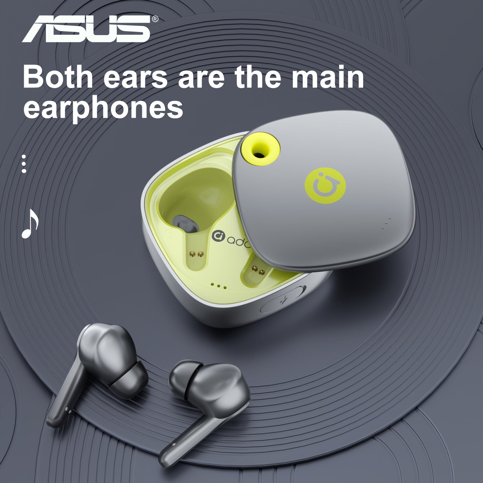 Asus wireless headphones carry a microphone with lossless sound quality