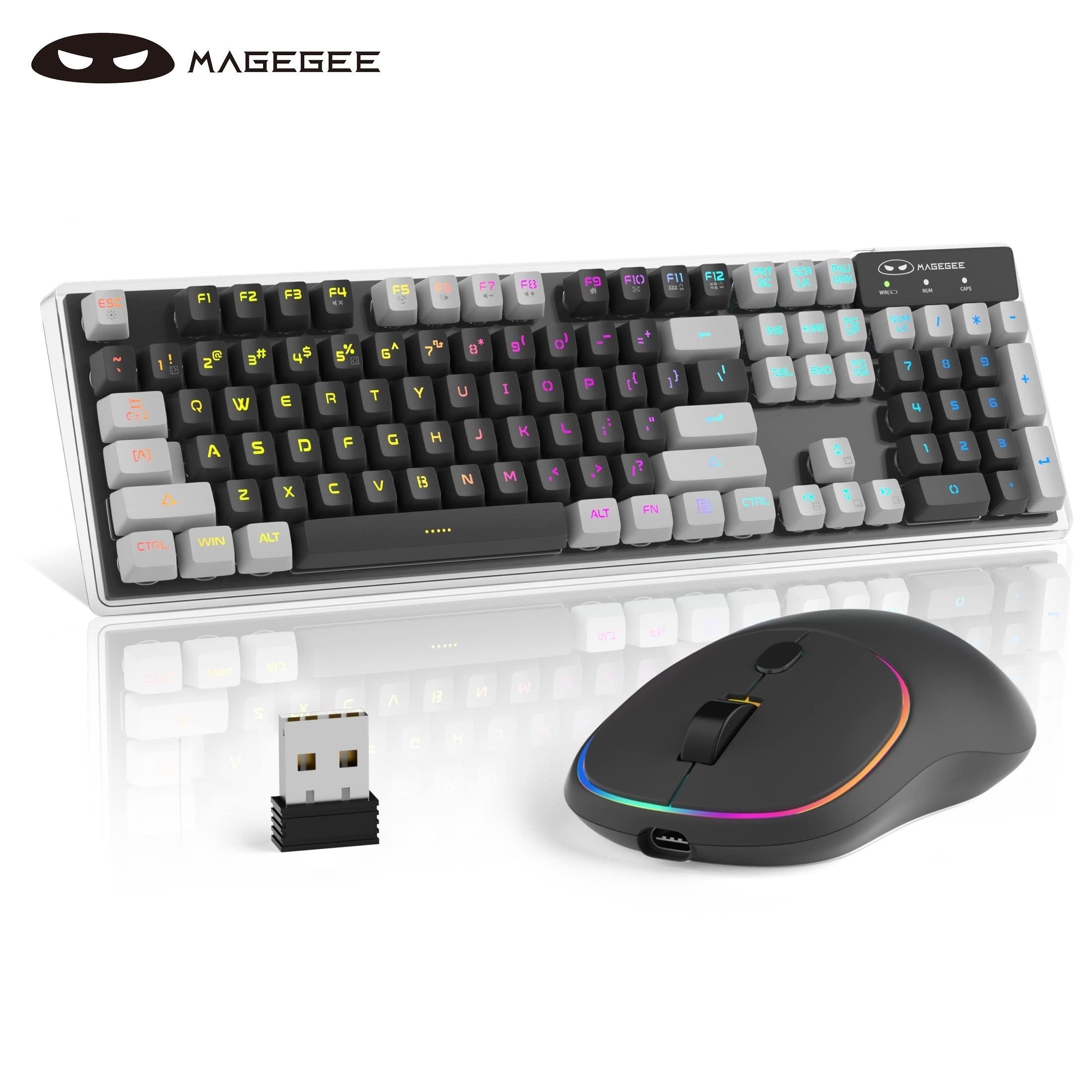Upgrade Your Gaming Experience with the MageGee V550 Wireless Keyboard & Mouse Combo!