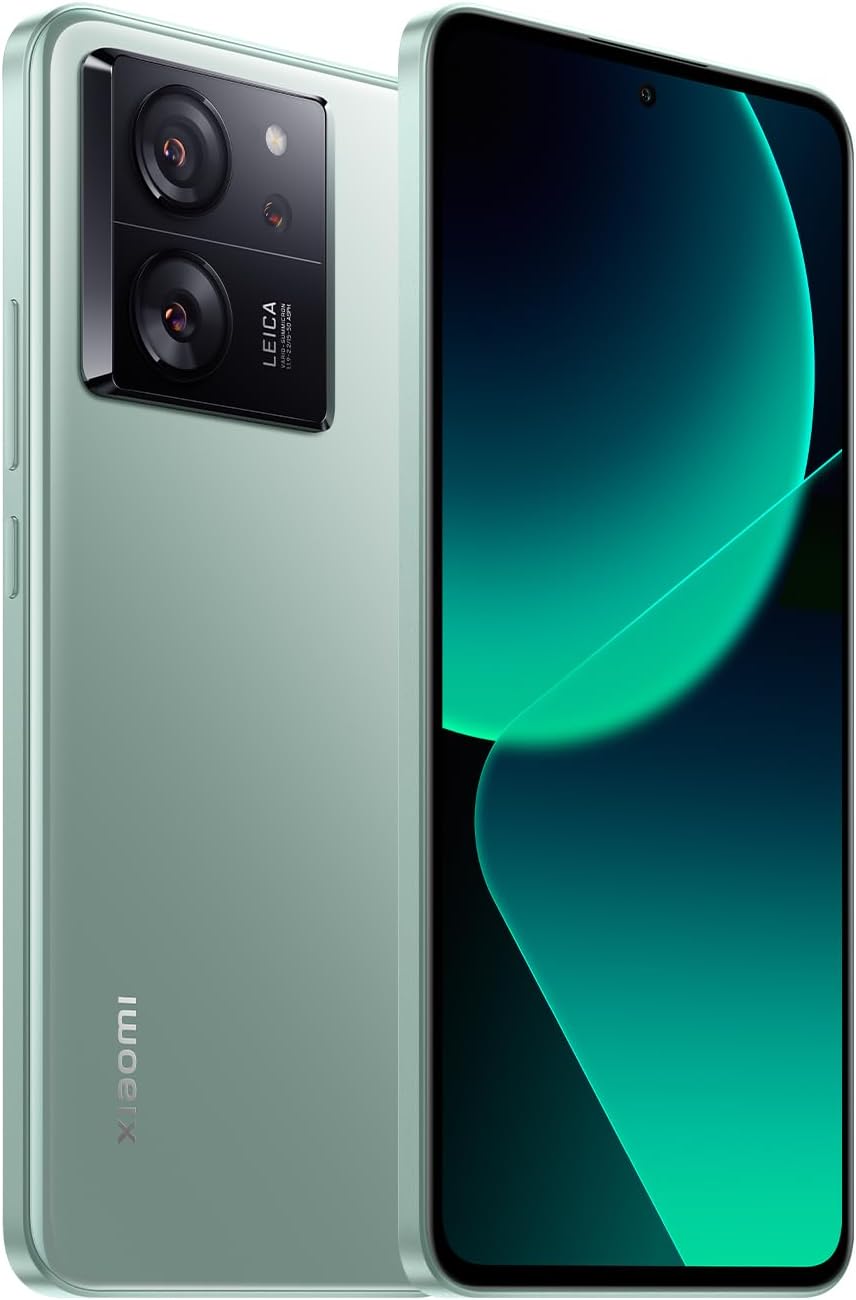 Xiaomi 13T Pro (Meadow Green 12GB RAM, 512 Storage) - Leica professional camera system |Powered by 120W HyperCharge |IP68 water & dust resistance | Leading 4nm processor +Free Xiaomi Smart Band 8