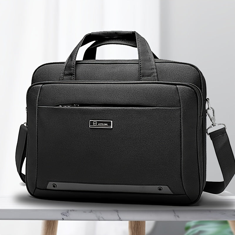 43.18 Cm Laptop Bag, Expandable Briefcase,Computer Bag Men Women,Laptop Shoulder Bag,Work Bag Business Travel Office (Black,Gery33.02-43.18cm)