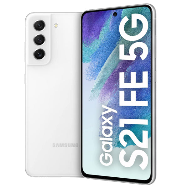 SAMSUNG Galaxy S21 FE 5G Dual SIM Smartphone, 128GB Storage and 8GB RAM (UAE Version), White